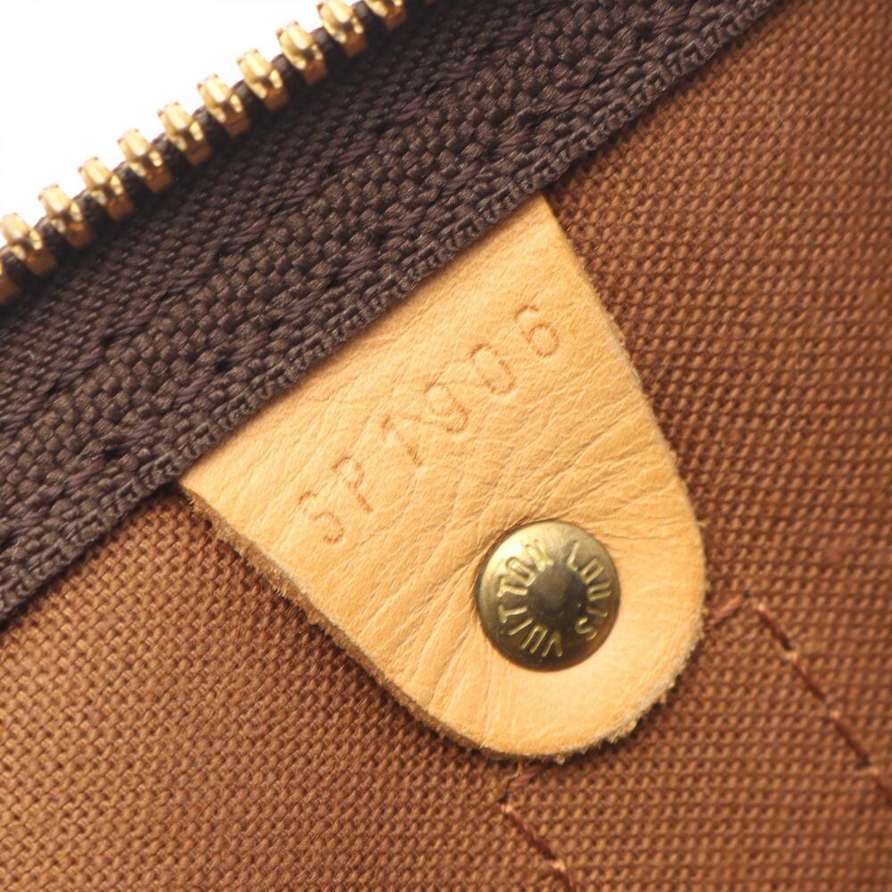 Louis Vuitton Leather Bag Boston Monogram Canvas Keepall Brown - Picture 4 of 9